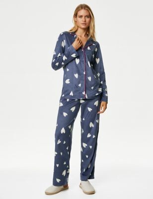 Cool Comfort TM Cotton Modal Pyjama Set, M&S Collection