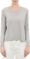 Thumbnail for your product : Barneys New York Crepe Split-Back Pullover Sweater