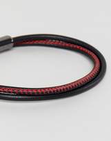 Thumbnail for your product : HUGO Rope Tie Bracelet Logo Clasp in Red