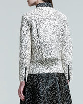 Thumbnail for your product : Proenza Schouler Asymmetric Squiggle-Print Calf Hair Jacket