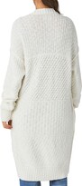 Thumbnail for your product : Lucky Brand Mixed Stitch Longline Cotton Blend Cardigan