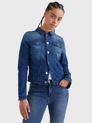 ladies fitted denim jacket uk