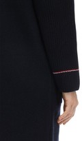 Thumbnail for your product : Thom Browne Long Overwashed Wool & Cashmere Coat