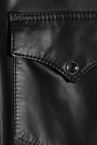 Thumbnail for your product : R 13 Cowboy leather mini dress