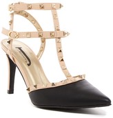 Thumbnail for your product : J. Renee Odanda Studded T-Strap Pump - Wide Width Available
