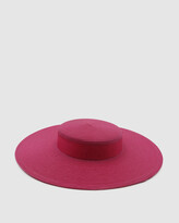 Thumbnail for your product : Morgan & Taylor Women's Pink Hats - Macy Boater