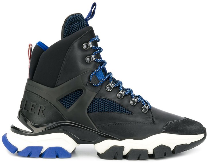 mens black moncler trainers