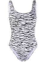 Thumbnail for your product : Melissa Odabash Croatia tiger-print swimsuit