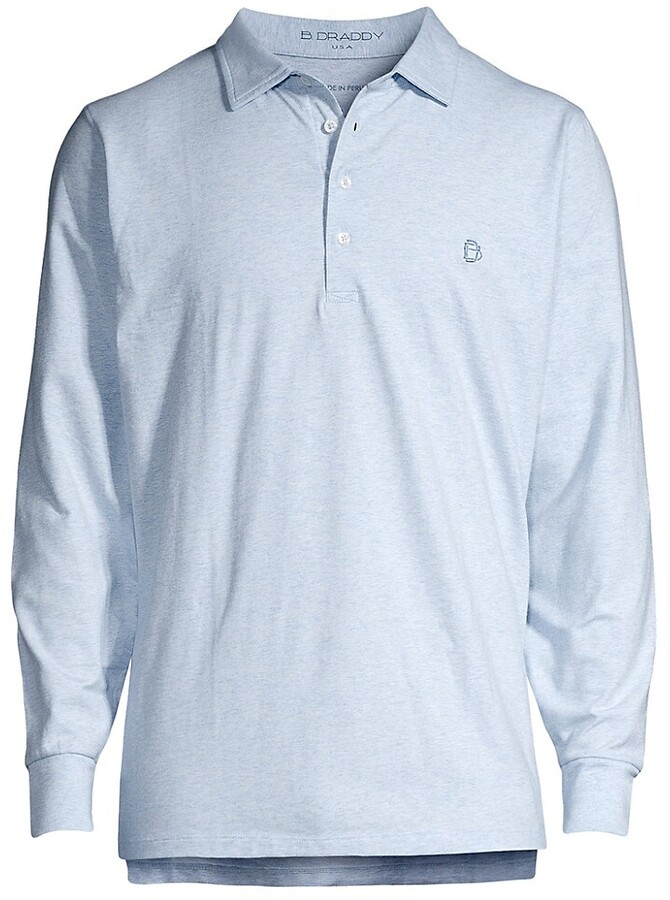 B Draddy Jack Long-Sleeve Polo Shirt - ShopStyle
