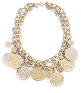 Thumbnail for your product : Kenneth Jay Lane Coin Necklace