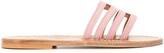 Thumbnail for your product : K. Jacques Hekla suede slide sandals