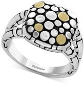 Thumbnail for your product : Effy Two-Tone Dotted Statement Ring in Sterling Silver and 18k Gold