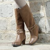 Thumbnail for your product : La Redoute LA High Heeled Leather Boots, Calf Size M