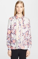 Thumbnail for your product : Thakoon Lace Insert Silk Blouse