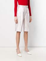 Thumbnail for your product : Couture Atu Body metallic knee-length shorts