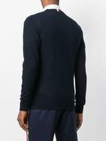Thumbnail for your product : Moncler logo tab crew neck jumper