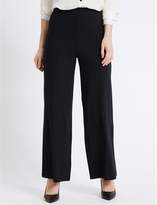 Thumbnail for your product : Marks and Spencer PETITE Wide Leg Trousers