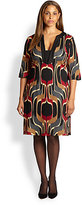 Thumbnail for your product : Melissa Masse Melissa Masse, Sizes 14-24 Abstract-Print Dress