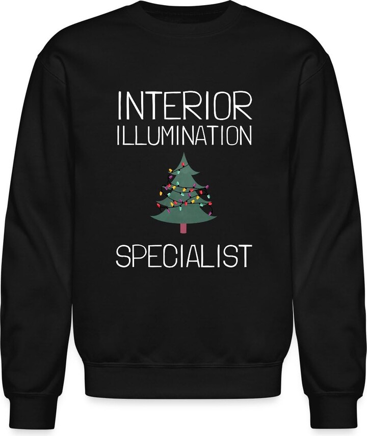 Spreadshirt Interior Illumination Specialist | Christmas Crewneck Sweatshirt