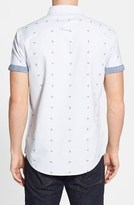Thumbnail for your product : 1901 Short Sleeve Print Oxford Shirt