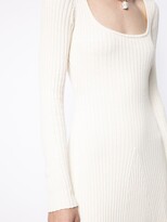 Thumbnail for your product : ANNA QUAN Vesna ribbed-knit midi dress