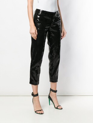 DSQUARED2 Emmalynn Hockney sequinned trousers
