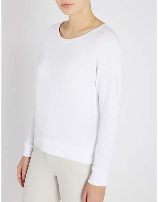 The White Company Loopback cotton-jersey sweatshirt