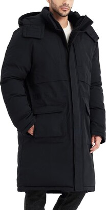 Parka Mens Thick Puffer Jacket Winter Duck Down Jacket For Men Thick Warm  Snow Coat Parka For Men