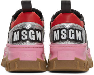 MSGM Multicolor Tractor Sneakers