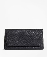 Thumbnail for your product : Brooks Brothers Ostrich Clutch