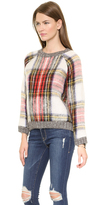 Thumbnail for your product : Sea Oversized Plaid Pullover