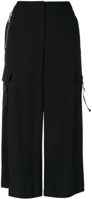 Versus cropped wide-leg trousers