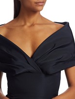 Thumbnail for your product : Catherine Regehr Ava Off-The-Shoulder Silk Gown