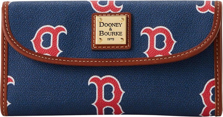Dooney & Bourke Women's Chicago Cubs Sporty Monogram Continental Clutch -  Navy, Brown - ShopStyle