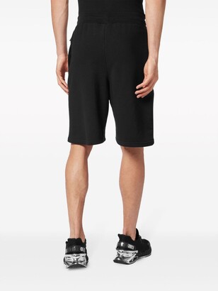 Plein Sport Scratch elastic-waist shorts