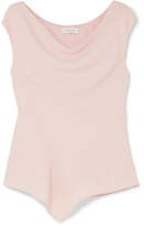Narciso Rodriguez - Asymmetric Basketweave Wool Top - Pink