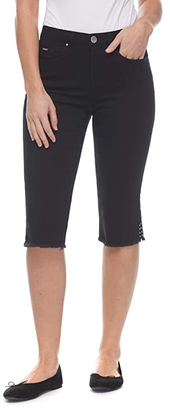 ladies denim pedal pushers