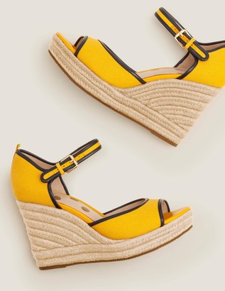 womens yellow espadrilles