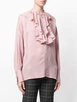 Thumbnail for your product : Etro ruffled lace-up blouse