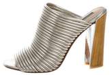 Thumbnail for your product : Rachel Zoe Metallic Slide Sandals