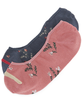 Thumbnail for your product : Madewell Two-Pack Wild Botanica Low-Profile Socks