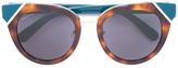 Salvatore Ferragamo two-tone cat eye sunglasses
