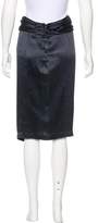 Thumbnail for your product : Aquilano Rimondi Aquilano.Rimondi Silk Knee-Length Skirt