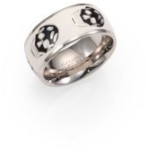 Thumbnail for your product : Alexander McQueen Enamel Skull Band Ring