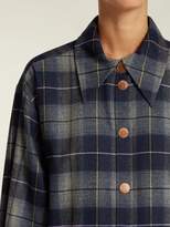 Thumbnail for your product : See by Chloe Checked Flannel Shirt - Womens - Navy Multi
