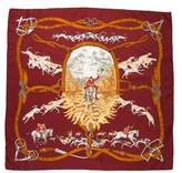 Thumbnail for your product : Hermes Le Bien Aller Silk Scarf