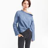 Thumbnail for your product : J.Crew Funnelneck shirt in chambray