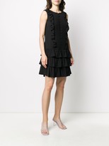 Thumbnail for your product : Liu Jo Pleated Tiered Mini Dress