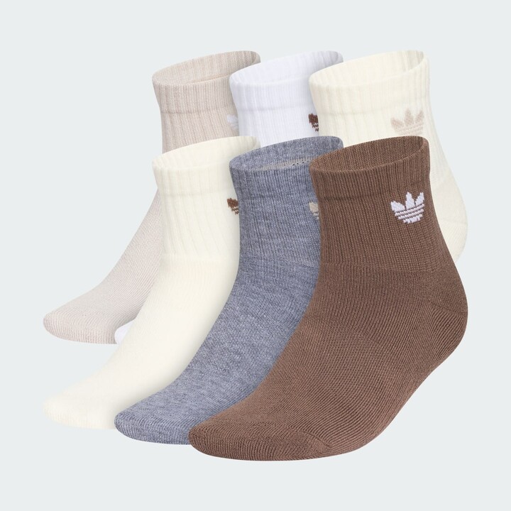 Youth Originals Trefoil 2.0 6-Pack Quarter Socks