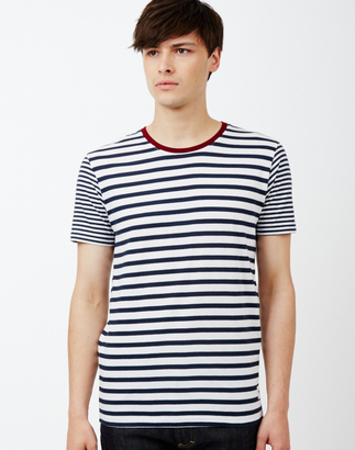 ONLY & SONS Stripe O-Neck T-Shirt White